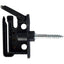 ISOLATORE ELETTRORECINZIONE PIATTO DUO VITE LEGNO X FILO + CORDA + FETTUCCIA MAX MM 40