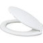 SEDILE WC TERMOPLASTICA BIANCO CM 37X47,5