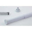 TUBO REGGITENDA ESTENSIBILE X DOCCIA ALLUMINIO BIANCO MM 25 CM 125/215
