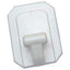 GANCIO ADESIVO PLASTICA BIANCO CF=PZ 25