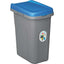 PATTUMIERA IMMONDIZIA ECO SYSTEM STEFANPLAST BLU LT 15 CM 33X22 H.CM 41