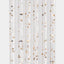 TENDINA PRONTA LUXOR 144 FILI PVC LISCIO ORO GLITTERATO CM 120 H.CM 240