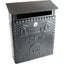 CASSETTA POSTA CASETTA 701 ACCIAIO VERN NERO/ARGENTO MM 230X90 H.MM 290
