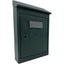 CASSETTA POSTA TRADIZIONE EGIZIA MAXI ACCIAIO VERN VERDE MM 200X60 H.MM 300