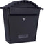 CASSETTA POSTA COUNTRY EFFE ACCIAIO VERN NERO MM 360X135 H.MM 370