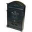 CASSETTA POSTA REGIA EFFE ALLUMINIO PRESSOFUSO NERO MM 260X90 H.MM 410