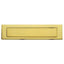 BUCALETTERE POSTA DA APPLICARE COTTALI OTTONE LUCIDO MM 254X75