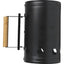 CIMINIERA ACCENDI CARBONELLA DOMUS ACCIAIO VERNICIATO/LEGNO CM 16 H.CM 27,3