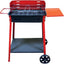 BARBECUE CARBONELLA + RUOTE FD CM 45X30 H.CM 85