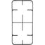 GRIGLIA X FORNELLO GAS FLAME 4