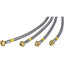 TUBO GAS TRECCIA X CENTRALIN SICURGAS NGDN8 PARIGI INOX 304 1/2F CM 60