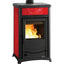 TERMO STUFA LEGNA ROSSELLA DSA LA NORDICA BORDEAUX KW 11,1 MM 559X533 H.MM 915