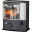 STUFA RADIANTE A COMBUSTIBILE R3224X QLIMA KW 2400 MC/H 75 CM 45,5X29,5 H.CM 49,5