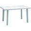 TAVOLO VELO PROGARDEN PP BIANCO CM 126X76 H.CM 72