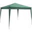 GAZEBO RICHIUDIBILE DOMUS ACCIAIO/POLY VERDE MT 3X3