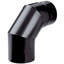 GOMITO LEGNA 90° PLUS NERO OPACO SAVE CM 13