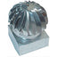 VENTOLINO GIREVOLE BASE QUADRA ZINCATO CM 32X32