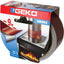 NASTRO ALLUMINIO EMMESMOKE GEKO MARRONE CM 4 MT 9