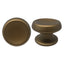 POMOLO X PORTONE 166 SAGUATTI ALLUMINIO BRONZO SATINATO D.MM 80 BASE D.MM 70