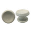 POMOLO X PORTONE 866 SAGUATTI ALLUMINIO AVORIO RAL 1013 D.MM 80 BASE D.MM 70