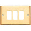 PLACCA COPRIFRUTTI COTTALI OTTONE POSTI 3 MM 125X74 MAGIC/VENUS