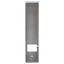 PLACCA AVVOLGITORE INCASSO COTTALI MM 53X240 CROMO LUCIDO