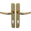 MANIGLIA TORINO OTTONE FORO SAGOMATO ZAMA OTTONE LUCIDO Q8 I.MM 90 CF=PZ 2