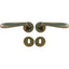 MANIGLIA GOCCIA OTTONE ROSETTA FORO PATENT ZAMA OTTONE LUCIDO Q8 CF=PZ 2
