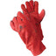 GUANTO SALDATORE CROSTA BOVINO ROSSO 10 H.CM 35