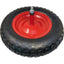 RUOTA PNEUMATICA X CARRIOLA WORKIT 3.50X8" DISCO METALLO ASSE MM 12X260 +PFU
