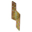 ANGOLARE GAZEBO RINFORZO 90° SFALSATO 853 ZINCATO GIALLO S.MM 2,0 MM 30X170 DX