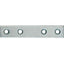 LASTRINA 4 FORI DRITTA ZINCATA S.MM 2,0 CF=PZ 100 CM 10X1,5