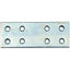 GIUNZIONE 8 FORI DRITTA ZINCATA S.MM 2,0 CF=PZ 50 CM 10X3