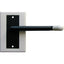 ARGANO X AVVOLGIBILI KIT PLACCA + MANOVELLA PVC BIANCA