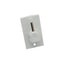 GANCIO BRIS BRIS BASE PLASTICA PRONTY RAMPINO METALLO MM 18X32 BIANCO CF=PZ 4