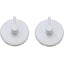 GANCIO BRIS BRIS TONDO METALLO PRONTY MM 25 BIANCO CF=PZ 2