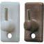 GANCIO BRIS BRIS BASE PLASTICA RAMPINO METALLO MM 18X32 BIANCO CF=PZ 100