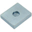 PIASTRA PERNO INFERIORE A SALDARE 349 COMBI ZINCATA MM 60X60 F.MM 20,5 S.MM 15
