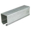 BINARIO X CARRELLI SCORREVOLI 20 OMGE ZINCATO MM 33,5X30 L.MT 3 PORTATA KG 100