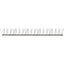 DISSUASORE VOLATILI A SPILLI INOX STARS 80 PUNTE H.CM 10 BASE CM 100X2,8