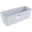 CASSETTA + RISERVA NATURAL STEFANPLAST PP RATTAN BIANCO CM 50X18 H.CM 16
