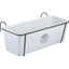 CASSETTA + RISERVA +BALCONIERA NATURAL STEFANPLAST PP RATTAN BIANCO CM 50X18 H.CM 16