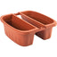FIORIERA DOPPIA KLUNIA BAMA PP TERRACOTTA CM 40X19,8 H.CM 18,5