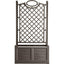 FIORIERA + GRIGLIATO SEPARE BAMA PP CAPPUCCINO CM 80X42,5 H.CM 150