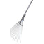 SCOPA GIARDINO A VENTAGLIO VELOX STARS ACCIAIO ZINC H.CM 151
