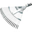 SCOPA GIARDINO A VENTAGLIO 851 AGEF ACCIAIO ZINC CM 39/48X41,5 O.CONICO MM 26