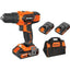 TRAPANO AVVIT BATTERIA GP20V 622035 WOKIN VOLT 20X2 AH 2,0 + SOFTBAG