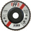 DISCO A LAMELLE RADIALI CORINDONE EFFE MM 115X22,2 GRANA 40