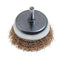SPAZZOLA ACCIAIO A TAZZA + GAMBO PG 485.20 MM 85 G.MM 6X25