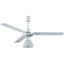 VENTILATORE DA SOFFITTO INDUSTRIAL + LUCE EFFE BIANCO VOLT 230 WATT 65 CM 120 VEL 5 + INV